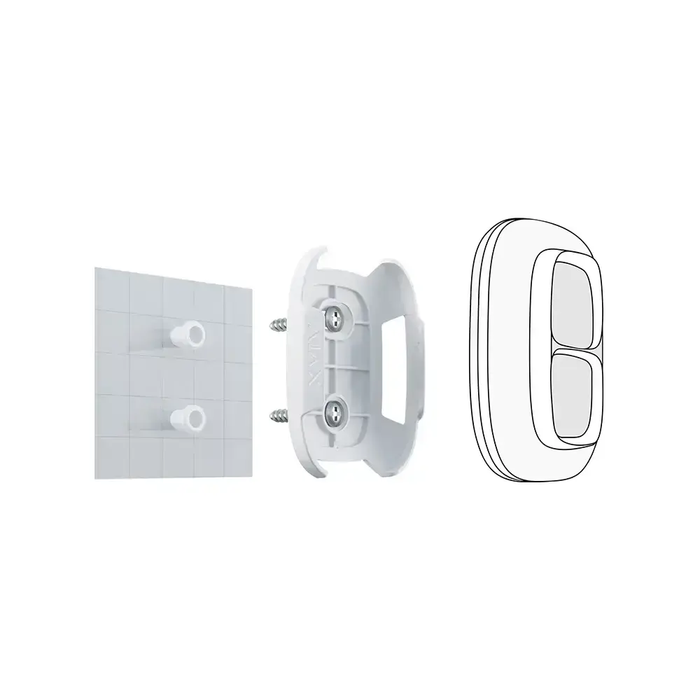 Ajax Holder for Button/DoubleButton White - держатель